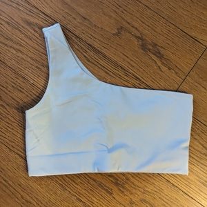 Girlfriend collective one shoulder sports bra
